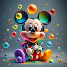 Load image into Gallery viewer, Diamond Painting - Full Round - disney mickey (30*30CM)
