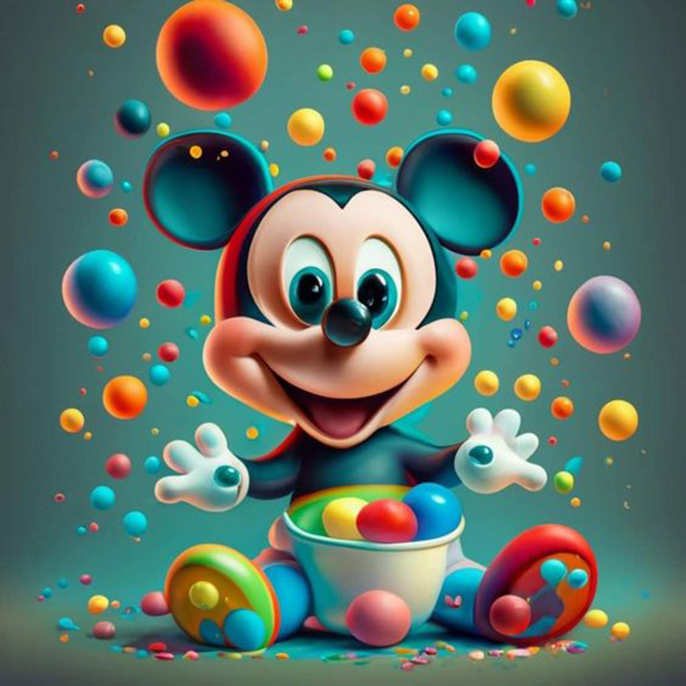 Diamond Painting - Full Round - disney mickey (30*30CM)