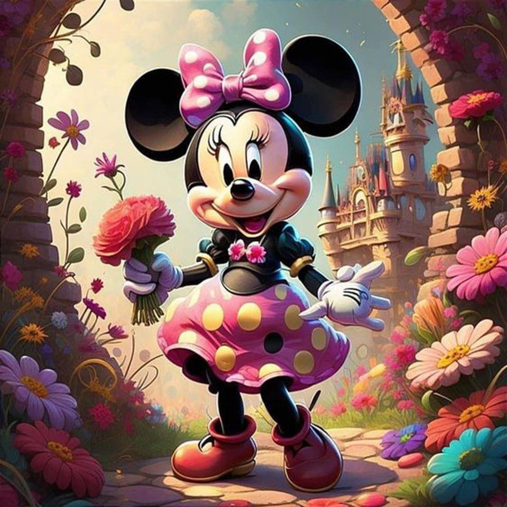 Diamond Painting - Full Round - disney minnie (30*30CM)