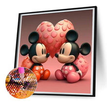 Load image into Gallery viewer, Diamond Painting - Full Round - disney mickey minnie (30*30CM)

