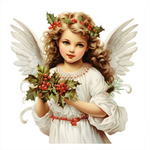 Load image into Gallery viewer, Diamond Painting - Full Round - Christmas angel (30*30CM)
