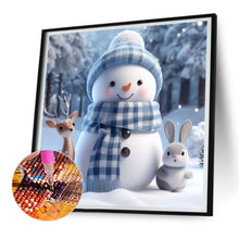 Load image into Gallery viewer, Diamond Painting - Full Round - Christmas snowman (30*30CM)
