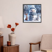 Load image into Gallery viewer, Diamond Painting - Full Round - Christmas snowman (30*30CM)
