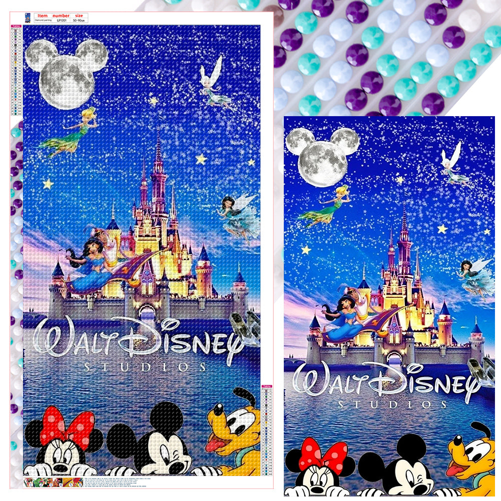 Diamond Painting - Full Round - disney mickey mouse (50*80CM)