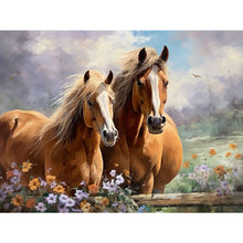 Load image into Gallery viewer, Diamond Painting - Full Square - horse (40*30CM)
