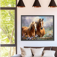 Load image into Gallery viewer, Diamond Painting - Full Square - horse (40*30CM)
