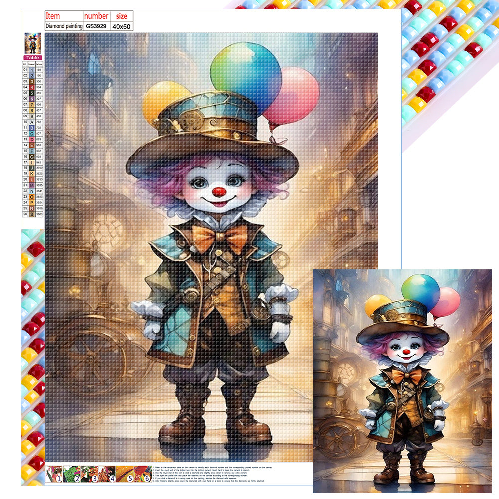 Diamond Painting - Full Square - clown (40*50CM)