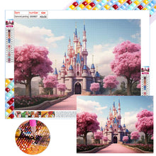 Load image into Gallery viewer, Diamond Painting - Full Square - pink castle (40*30CM)
