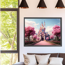 Load image into Gallery viewer, Diamond Painting - Full Square - pink castle (40*30CM)
