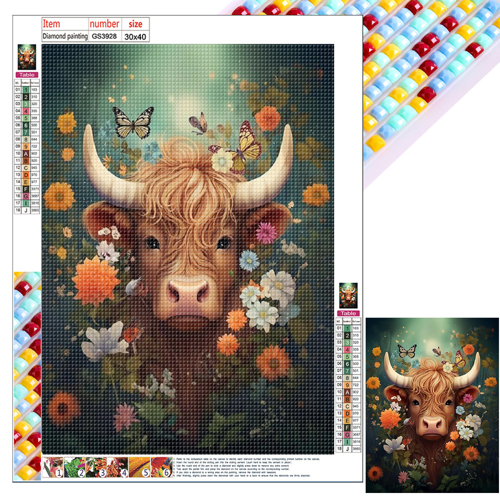 Diamond Painting - Full Square - yak (30*40CM)