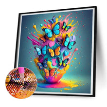 Load image into Gallery viewer, Diamond Painting - Full Round - Colorful butterfly (30*30CM)
