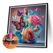Load image into Gallery viewer, Diamond Painting - Full Round - Colorful butterfly (30*30CM)
