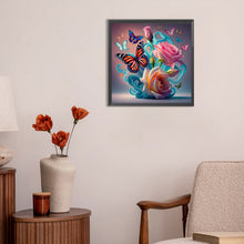 Load image into Gallery viewer, Diamond Painting - Full Round - Colorful butterfly (30*30CM)
