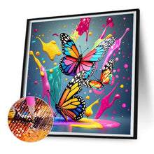 Load image into Gallery viewer, Diamond Painting - Full Round - Colorful butterfly (30*30CM)
