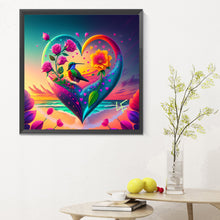 Load image into Gallery viewer, Diamond Painting - Full Round - love colorful bird (30*30CM)
