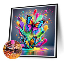 Load image into Gallery viewer, Diamond Painting - Full Round - Colorful butterfly (30*30CM)
