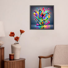 Load image into Gallery viewer, Diamond Painting - Full Round - Colorful butterfly (30*30CM)
