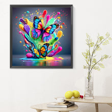 Load image into Gallery viewer, Diamond Painting - Full Round - Colorful butterfly (30*30CM)
