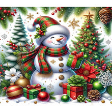 Load image into Gallery viewer, Diamond Painting - Full Round - snowman (40*35CM)
