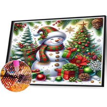 Load image into Gallery viewer, Diamond Painting - Full Round - snowman (40*35CM)
