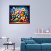 Load image into Gallery viewer, Diamond Painting - Full Round - cactus flower (40*35CM)
