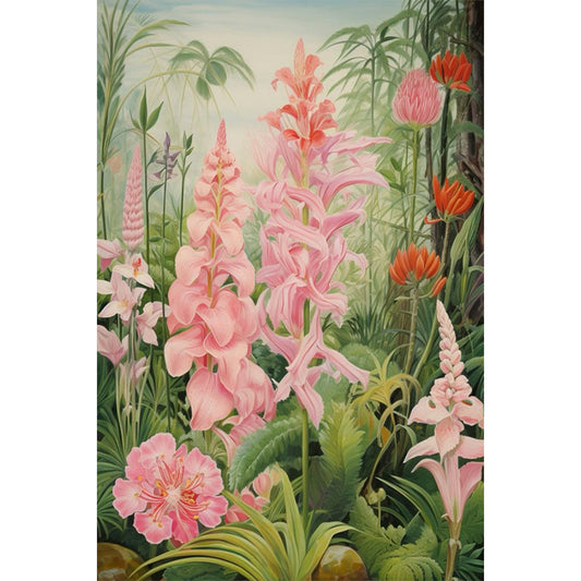 Diamond Painting - Full Round - Foxglove (40*60CM)