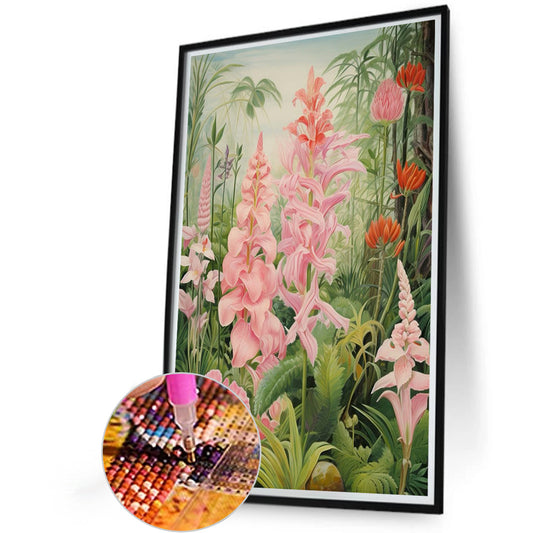 Diamond Painting - Full Round - Foxglove (40*60CM)