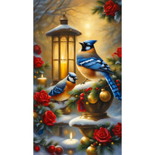 Load image into Gallery viewer, Diamond Painting - Full Round - branch sparrow (40*70CM)
