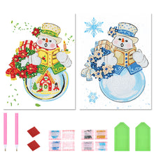 Load image into Gallery viewer, Diamond Painting - Partial Special Shaped - snowman (30*40CM)
