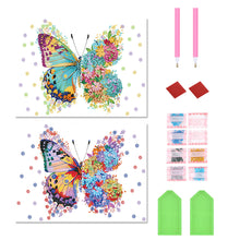 Load image into Gallery viewer, Diamond Painting - Partial Special Shaped - Butterfly (40*30CM)
