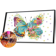 Load image into Gallery viewer, Diamond Painting - Partial Special Shaped - Butterfly (40*30CM)
