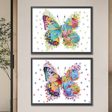 Load image into Gallery viewer, Diamond Painting - Partial Special Shaped - Butterfly (40*30CM)
