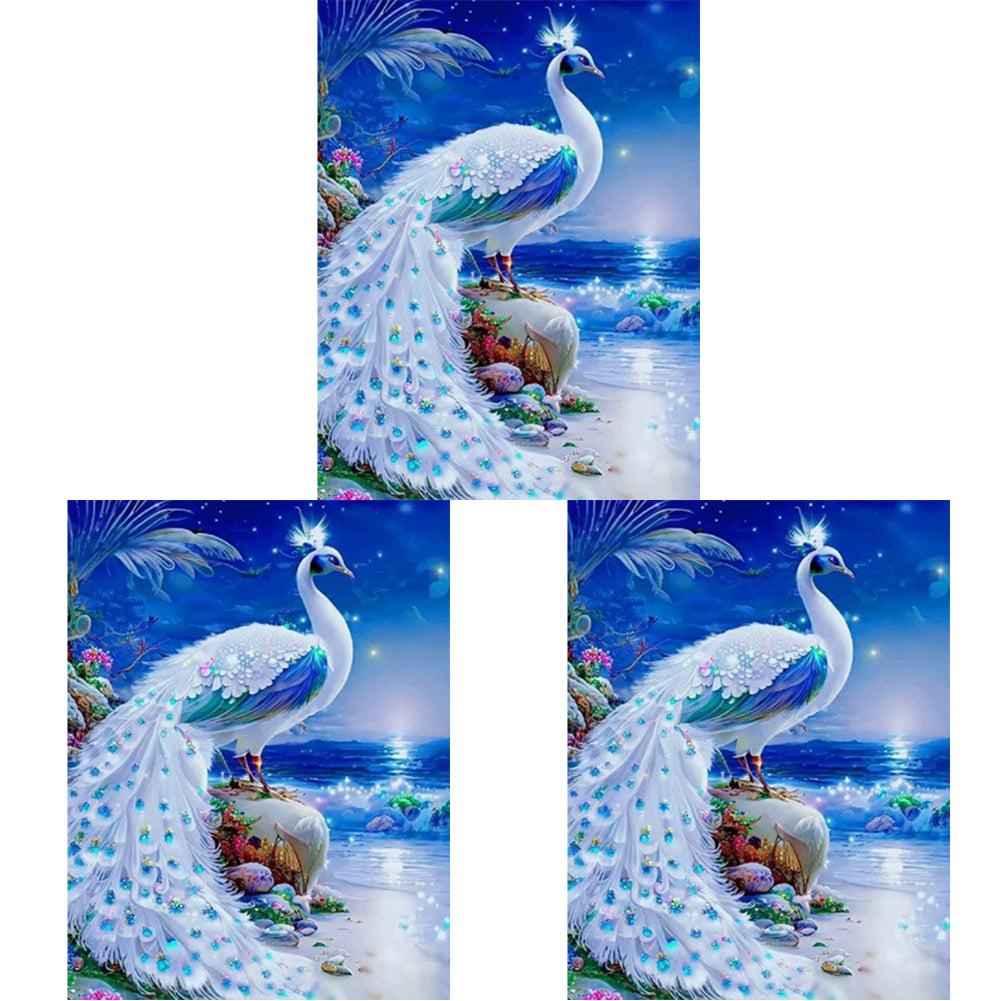 Diamond Painting - Full Round - Gorgeous peacock (30*40CM)