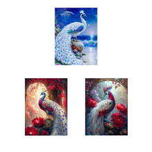 Load image into Gallery viewer, Diamond Painting - Full Round - Gorgeous peacock (30*40CM)
