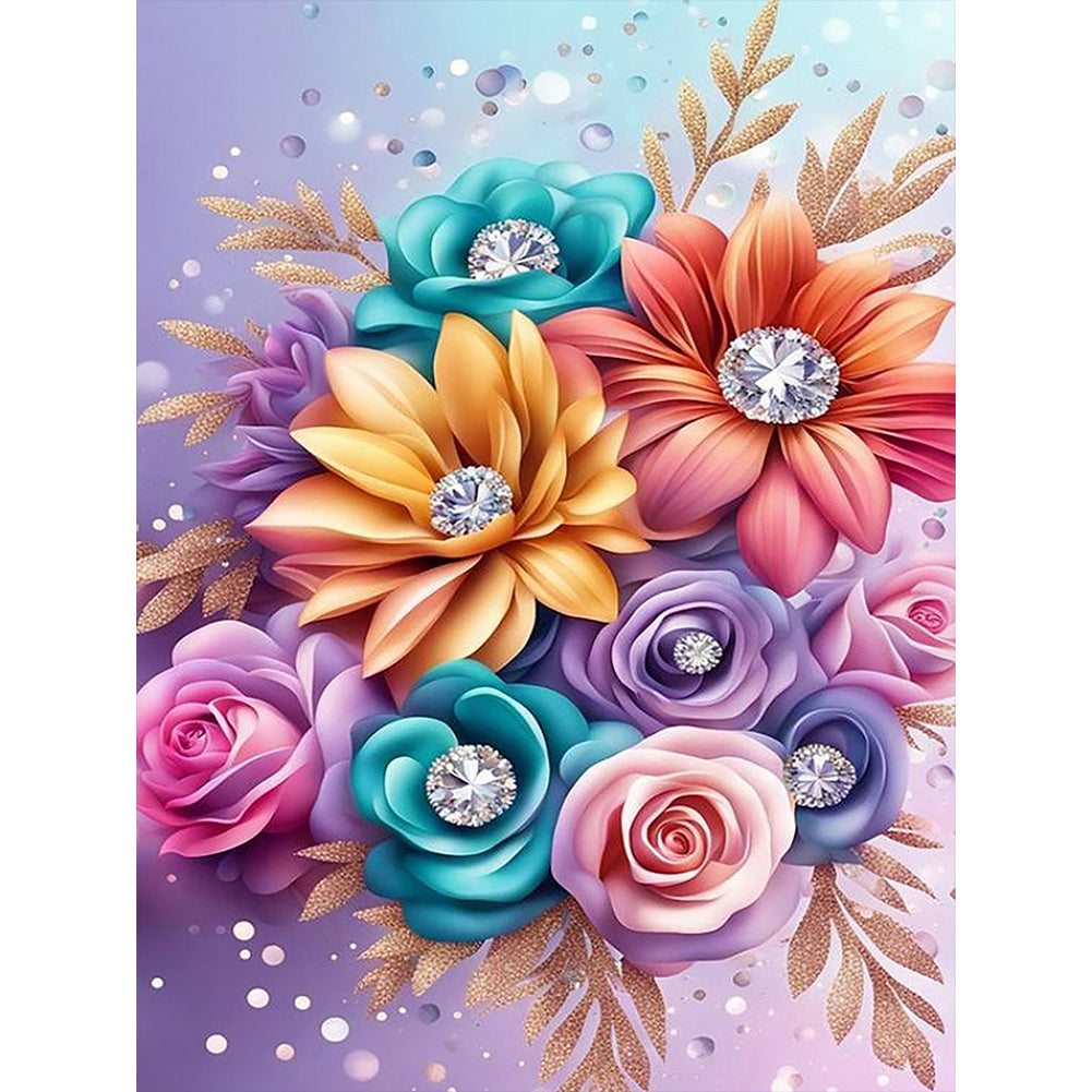 Diamond Painting - Full Round - flower of celebration (30*40CM)