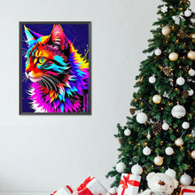 Load image into Gallery viewer, Diamond Painting - Full Round - Color cat portrait (30*40CM)
