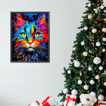 Load image into Gallery viewer, Diamond Painting - Full Round - Color cat portrait (30*40CM)
