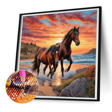 Load image into Gallery viewer, Diamond Painting - Full Round - horses (30*30CM)
