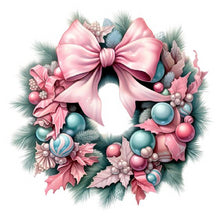 Load image into Gallery viewer, Diamond Painting - Full Round - Christmas wreath (30*30CM)

