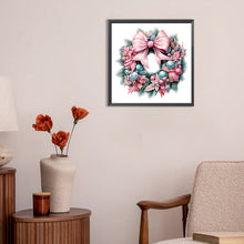 Load image into Gallery viewer, Diamond Painting - Full Round - Christmas wreath (30*30CM)

