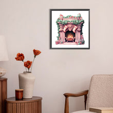 Load image into Gallery viewer, Diamond Painting - Full Round - Christmas fireplace (30*30CM)
