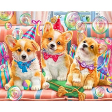 Load image into Gallery viewer, Diamond Painting - Full Square - puppy party (50*40CM)
