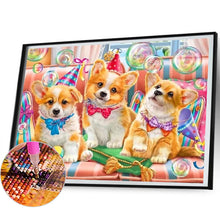 Load image into Gallery viewer, Diamond Painting - Full Square - puppy party (50*40CM)
