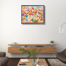 Load image into Gallery viewer, Diamond Painting - Full Square - puppy party (50*40CM)
