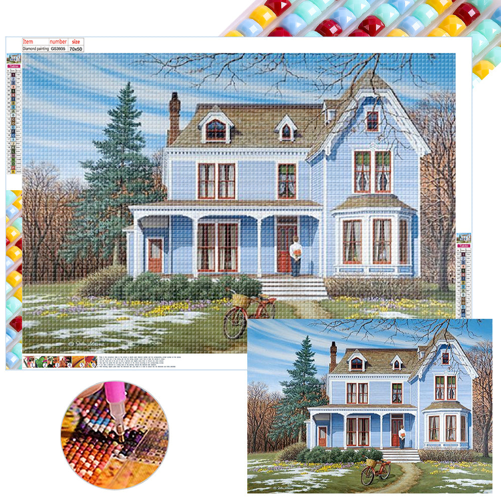 Diamond Painting - Full Square - church (70*50CM)