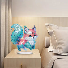 Load image into Gallery viewer, Acrylic Colourful Fox Diamond Painting Desktop Decorations for Home Office Decor
