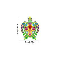 Load image into Gallery viewer, Suncatcher Double Sided Crystal Painting Ornaments for Windows Decor (Turtle)

