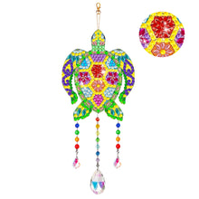 Load image into Gallery viewer, Suncatcher Double Sided Crystal Painting Ornaments for Windows Decor (Turtle)
