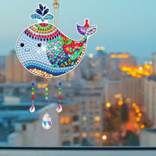 Load image into Gallery viewer, Suncatcher Double Sided Crystal Painting Ornaments for Windows Decor (Dolphin)
