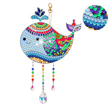 Load image into Gallery viewer, Suncatcher Double Sided Crystal Painting Ornaments for Windows Decor (Dolphin)
